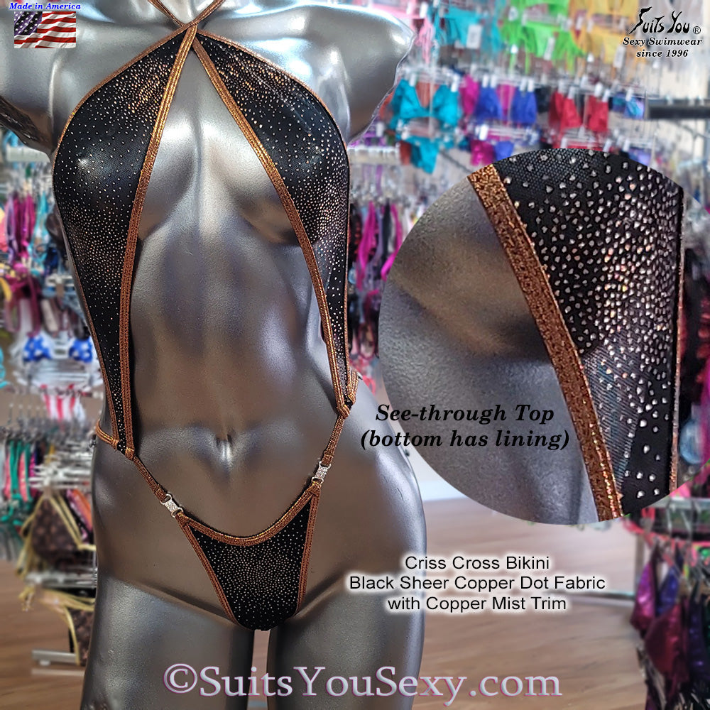 See-Through One-Piece Swimsuit