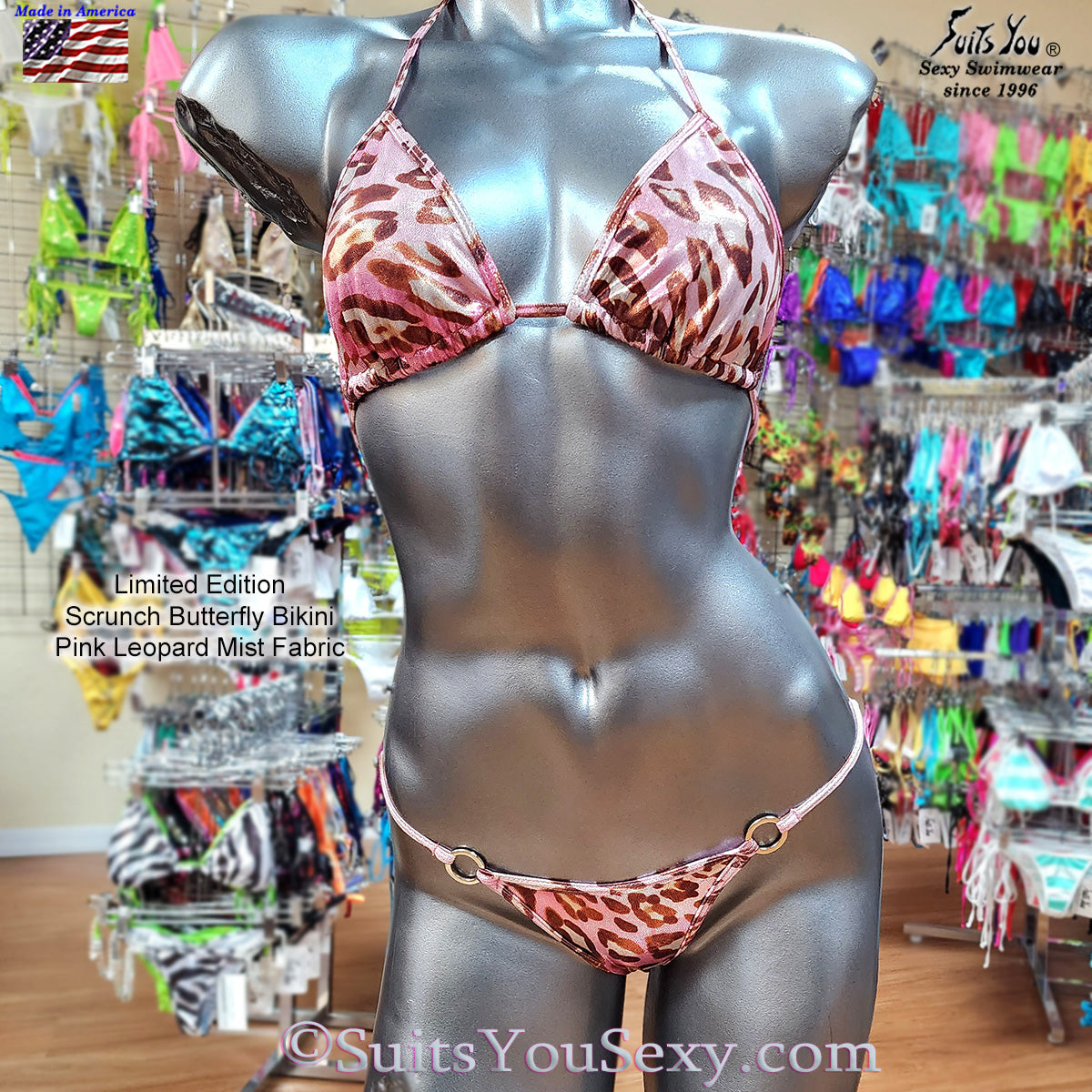 Pink Leopard Mist Bikini
