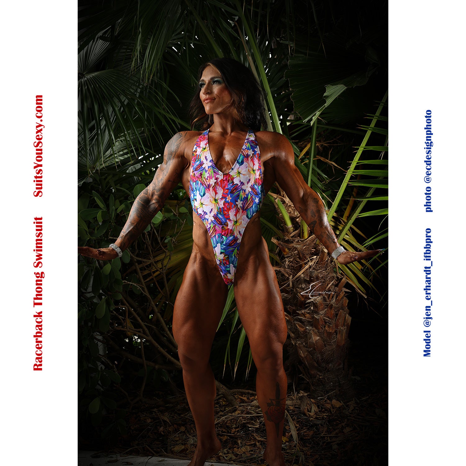 Racerback Thong One-Piece Swimsuit — Bold Print Fabrics, Manufactured in USA - Sexy One-Piece Swimsuit Manufactured in Clearwater, FL