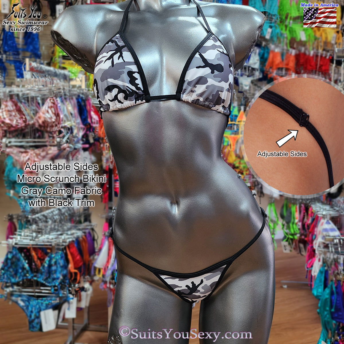 Camo Adjustable Bikini
