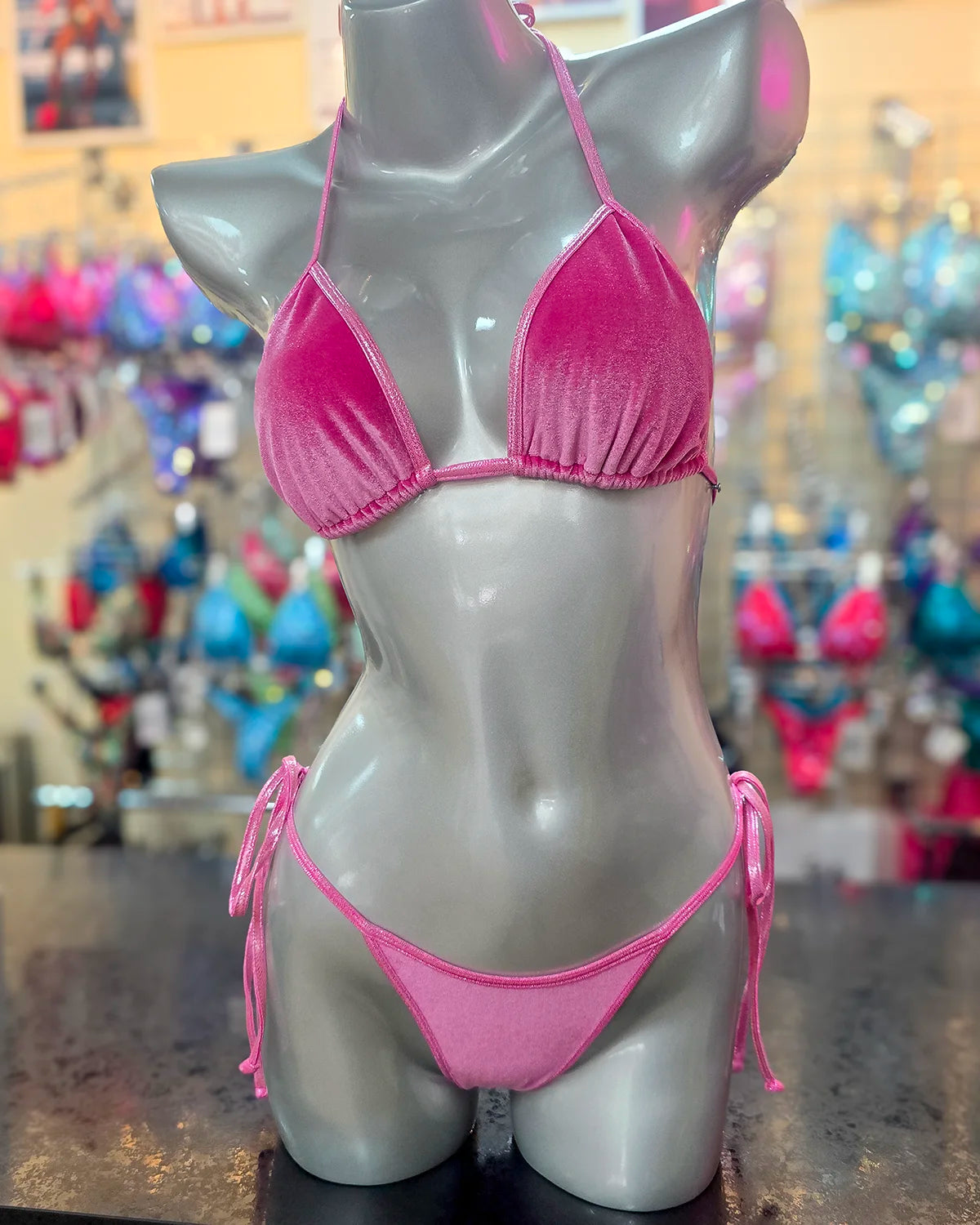 Cheeky Cut Velvet Bikini