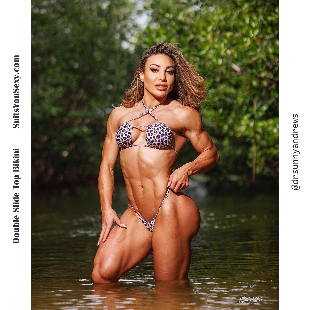 Double Slide Top Bikini, Sunny