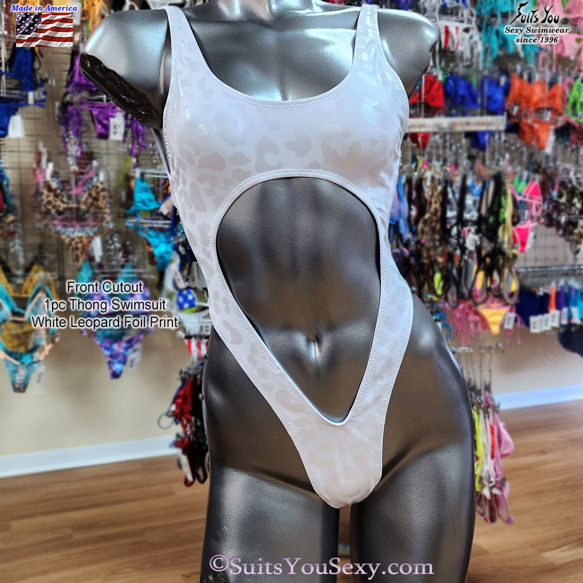 Front cutout one-piece swimsuit — sexy swimwear, SuitsYouSexy
