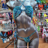 String Bikini with tie-side