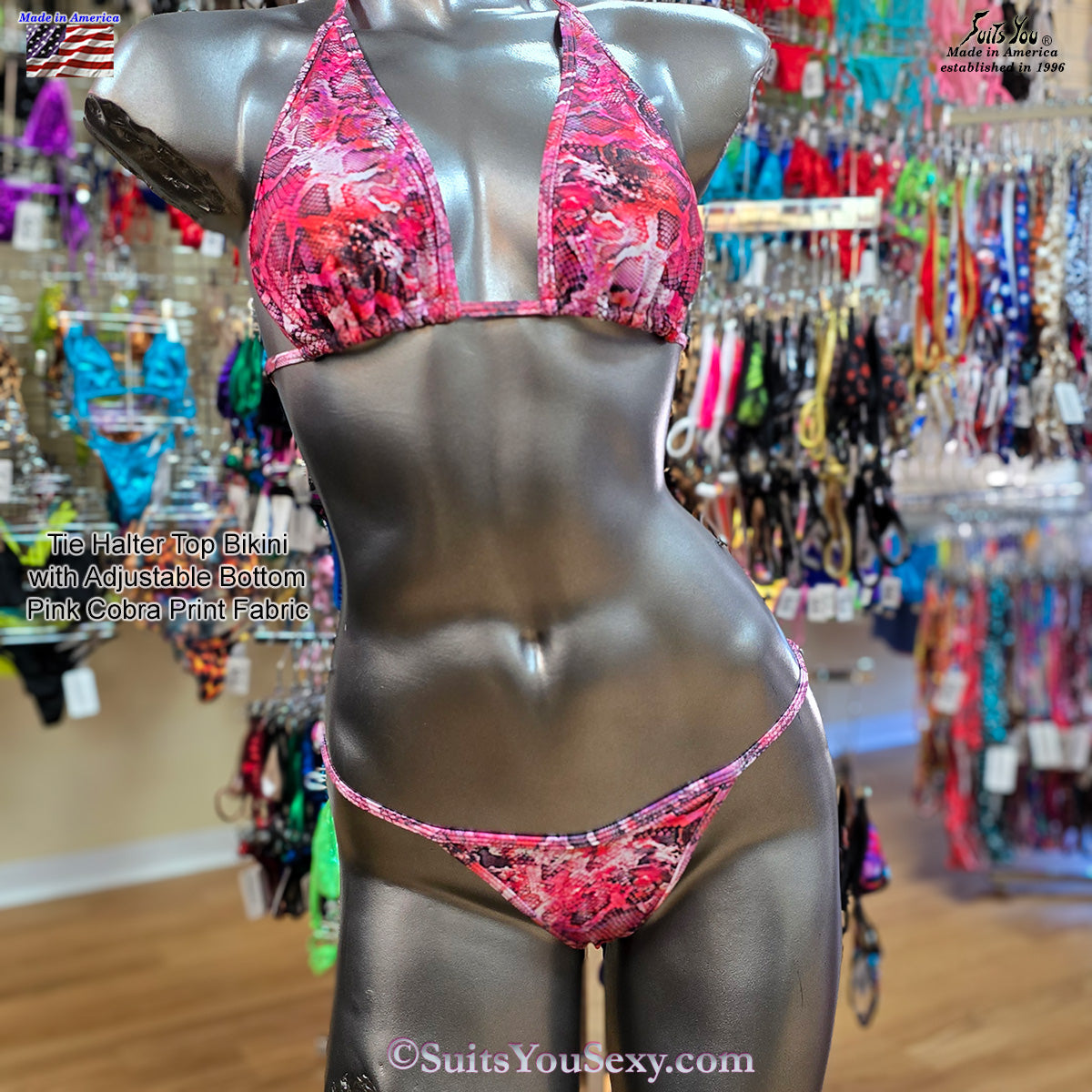 Tie Halter Top Bikini