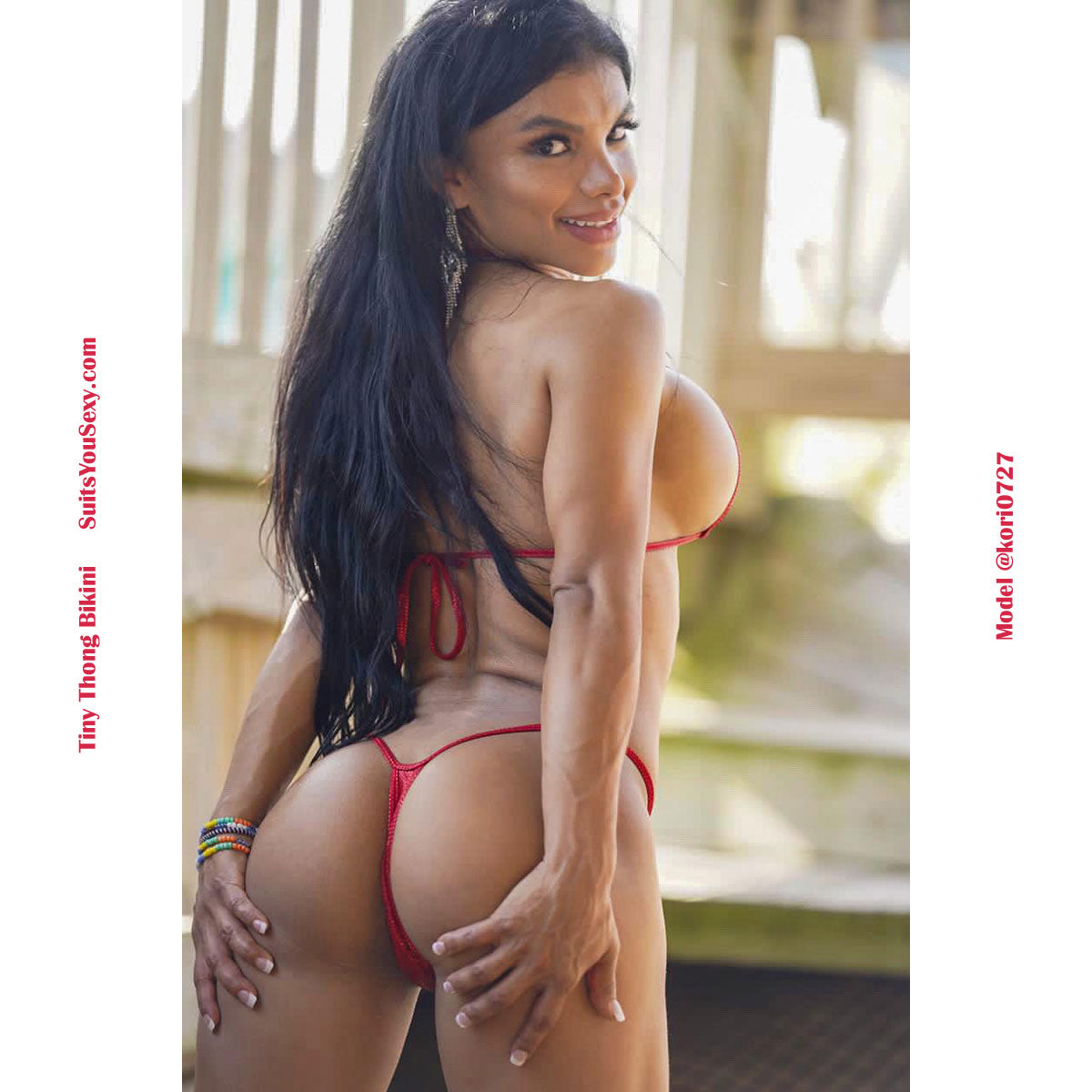Hologram tiny thong bikini — SuitsYouSexy, manufactured in USA