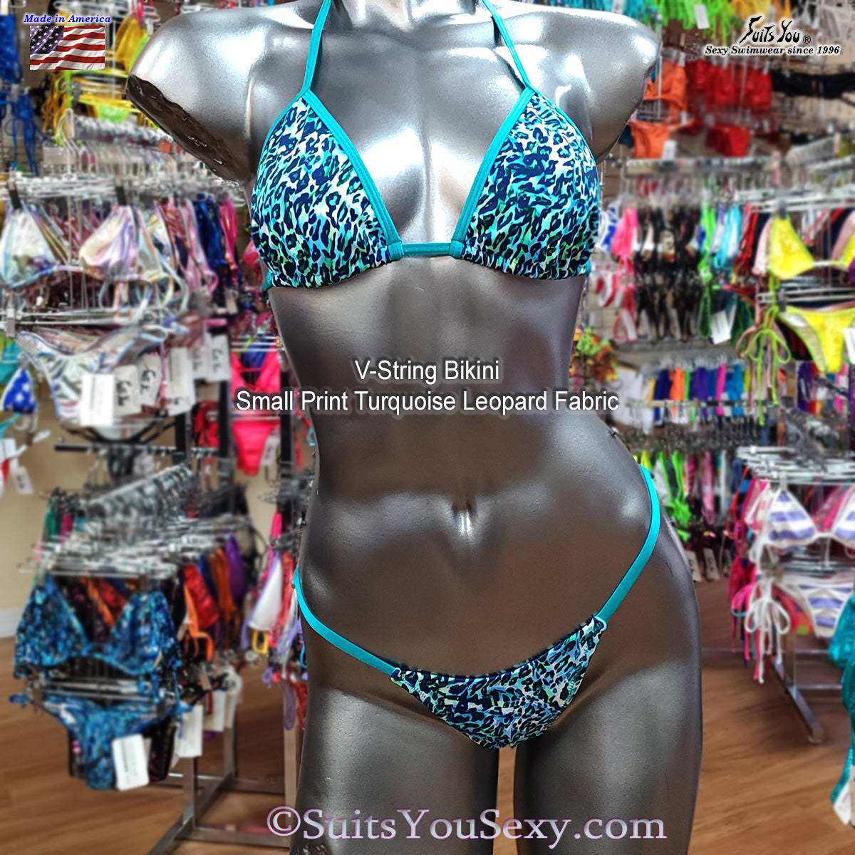 V-String Bikini – Print Fabrics - G-String Bikini Manufactured in Clearwater, FL