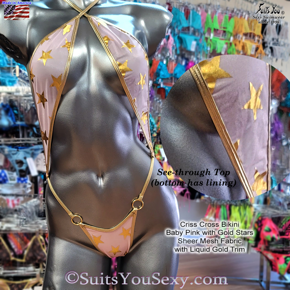 See-Through One-Piece Swimsuit